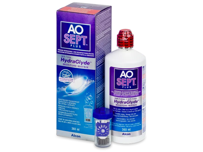 Soluzione AO SEPT PLUS HydraGlyde 360 ml