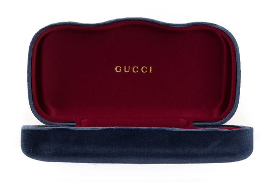 Custodia occhiali rigida GUCCI Hard Case Blu Bordeaux